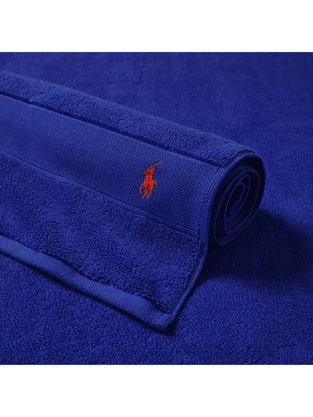 Ralph Lauren Polo Player Cotton Bath Mat - Heritage Royal Bath Mat