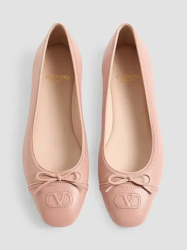 Valentino Garavani Women's VLogo Signature in Nappa 05MM Ballerinas | Thumbnail 4 Valentino Garavani Women's VLogo Signature in Nappa 05MM Ballerinas | Thumbnail 4