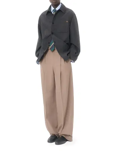 Valentino Men's Shirt Jacket in Nylon Gabardine with VGold | Thumbnail 7