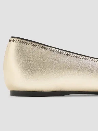 Valentino Garavani Women's VLogo Signature Laminated Nappa 05MM Ballerinas | Thumbnail 6 Valentino Garavani Women's VLogo Signature Laminated Nappa 05MM Ballerinas | Thumbnail 6