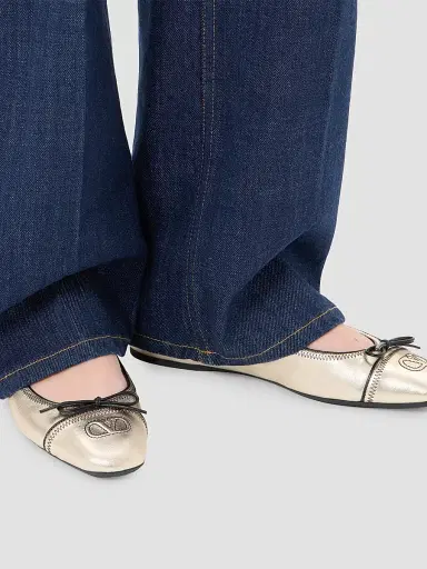 Valentino Garavani Women's VLogo Signature Laminated Nappa 05MM Ballerinas | Thumbnail 7 Valentino Garavani Women's VLogo Signature Laminated Nappa 05MM Ballerinas | Thumbnail 7