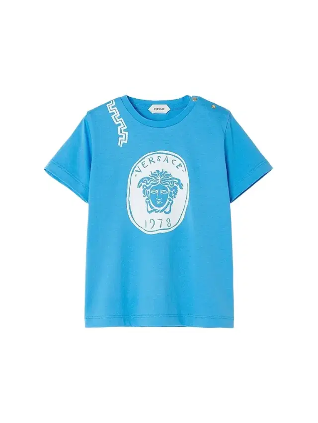 Baby Boy's & Little Boy's Medusa Jersey T-Shirt - Azure Blue
