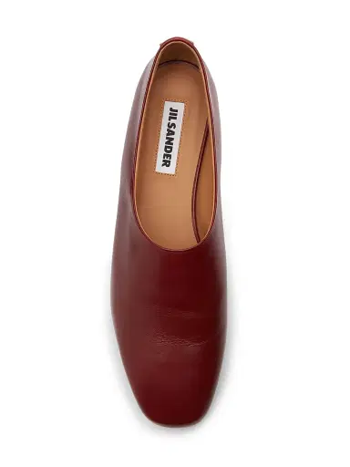 Jil Sander Women's Prince Leather Ballerina Flats | Thumbnail 5 Jil Sander Women's Prince Leather Ballerina Flats | Thumbnail 5