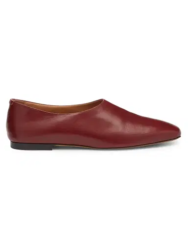 Jil Sander Women's Prince Leather Ballerina Flats | Thumbnail 1 Jil Sander Women's Prince Leather Ballerina Flats | Thumbnail 1