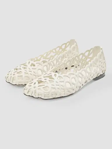 Loewe Women's Petal Anagram Leather Ballet Flats | Thumbnail 2 Loewe Women's Petal Anagram Leather Ballet Flats | Thumbnail 2