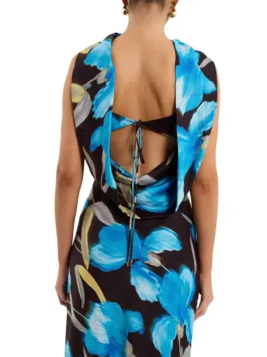 Rebecca Vallance Women's Ingrid Floral Draped Cowl Gown - Print | Thumbnail 5 Rebecca Vallance Women's Ingrid Floral Draped Cowl Gown - Print | Thumbnail 5