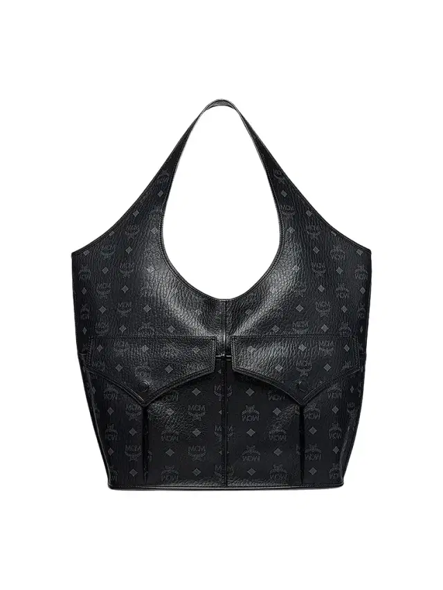 MCM Women's  Leni Visetos Canvas Shopper Tote Bag - Black