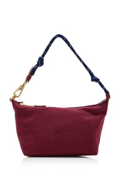 Miu Miu Mini Gabardine Bag | Thumbnail 10 Miu Miu Mini Gabardine Bag | Thumbnail 10
