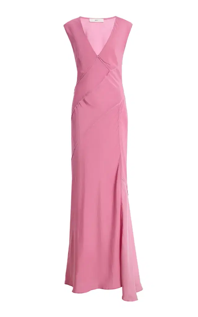 Elin Crepe de Chine Maxi Dress