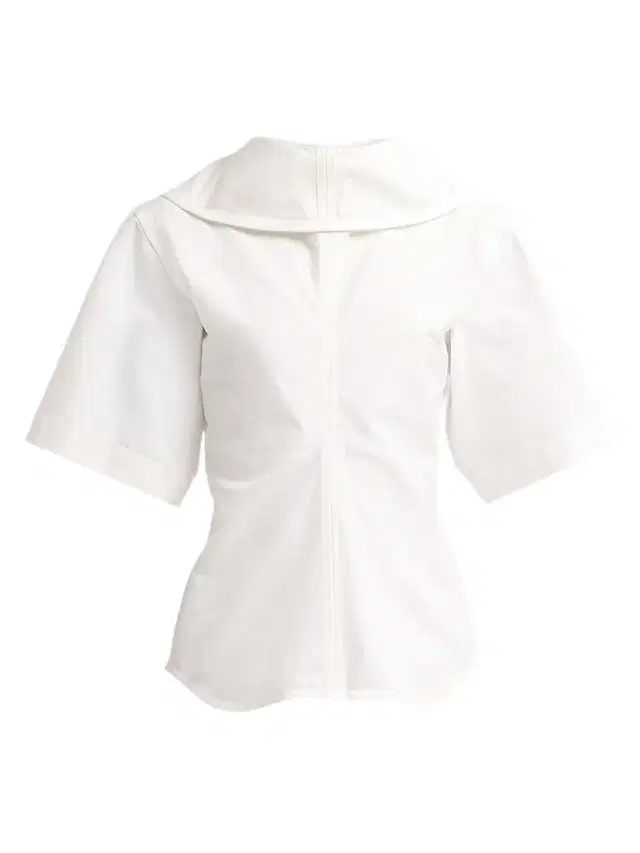 Bottega Veneta Women's Compact Cotton Toile Shirt - Chalk