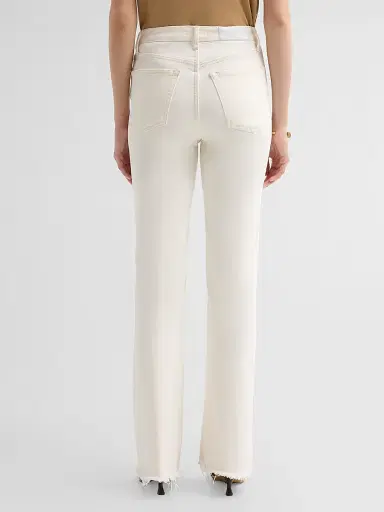 Re/done Women's 70S Bootcut High-Rise Jeans - Crema | Thumbnail 3 Re/done Women's 70S Bootcut High-Rise Jeans - Crema | Thumbnail 3