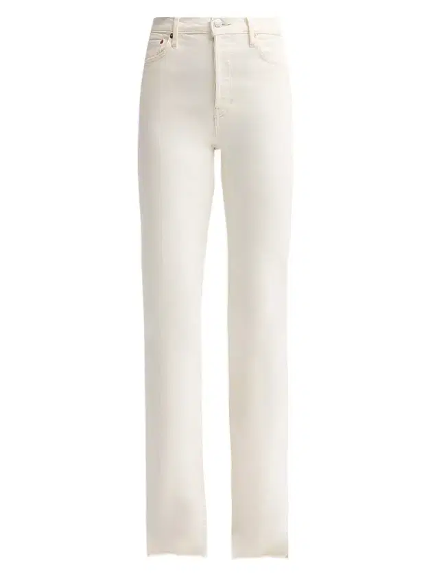 Re/done Women's 70S Bootcut High-Rise Jeans - Crema