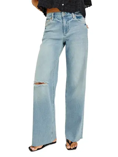 RAILS Women's Getty Low-Rise Wide-Leg Jeans - Wave Rider - Size 32 | Thumbnail 3