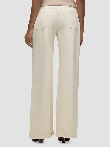Hudson Jeans Women's Jodie Loose-Fit Wide-Leg Jeans - Ecru - Size 32 | Thumbnail 6 Hudson Jeans Women's Jodie Loose-Fit Wide-Leg Jeans - Ecru - Size 32 | Thumbnail 6