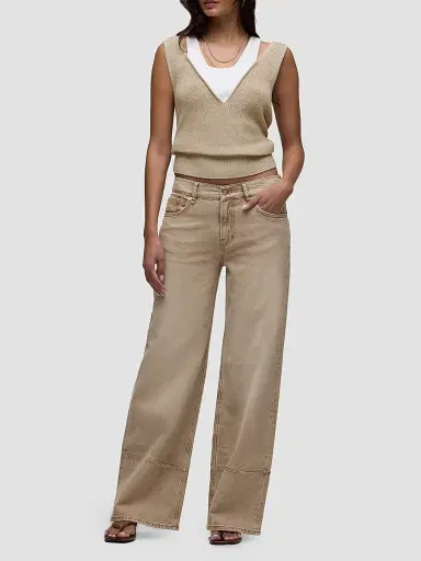 Hudson Jeans Women's Layered Sweater Tank | Thumbnail 2 Hudson Jeans Women's Layered Sweater Tank | Thumbnail 2