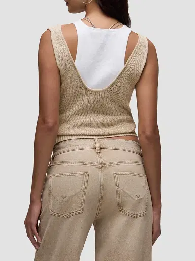 Hudson Jeans Women's Layered Sweater Tank | Thumbnail 6 Hudson Jeans Women's Layered Sweater Tank | Thumbnail 6