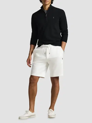 Polo Ralph Lauren Men's Double-Knit Drawstring Shorts - White - Size Small | Thumbnail 2