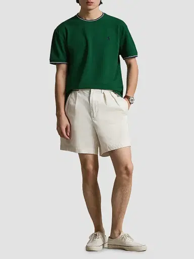 Polo Ralph Lauren Men's Stretch Mesh Crewneck T-Shirt - New Forest | Thumbnail 2 Polo Ralph Lauren Men's Stretch Mesh Crewneck T-Shirt - New Forest | Thumbnail 2