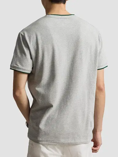 Polo Ralph Lauren Men's Stretch Mesh Crewneck T-Shirt - Spring Heather | Thumbnail 3 Polo Ralph Lauren Men's Stretch Mesh Crewneck T-Shirt - Spring Heather | Thumbnail 3