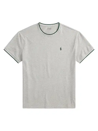 Polo Ralph Lauren Men's Stretch Mesh Crewneck T-Shirt - Spring Heather | Thumbnail 1 Polo Ralph Lauren Men's Stretch Mesh Crewneck T-Shirt - Spring Heather | Thumbnail 1