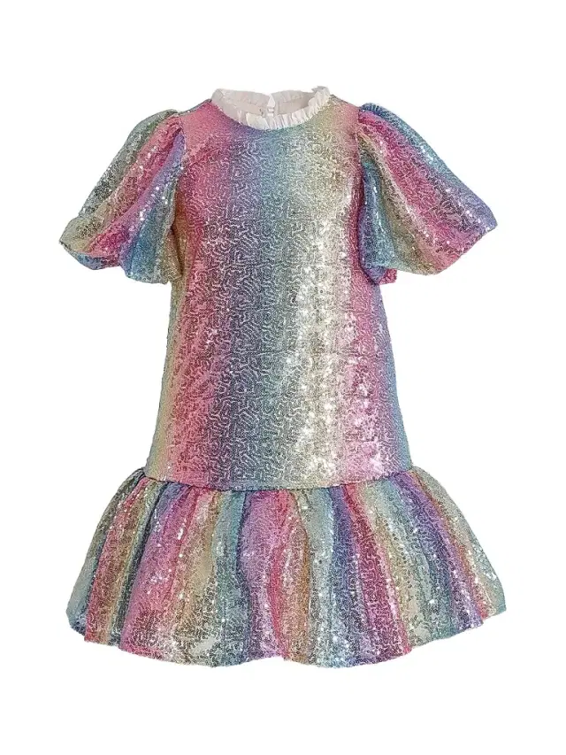 Mimi Tutu Little Girl's & Girl's Aurenna Dress - Rainbow