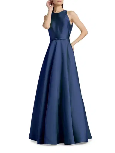 THEIA Women's Minta Halterneck Mikado Gown - Nautical Navy - Size 16 | Thumbnail 2 THEIA Women's Minta Halterneck Mikado Gown - Nautical Navy - Size 16 | Thumbnail 2