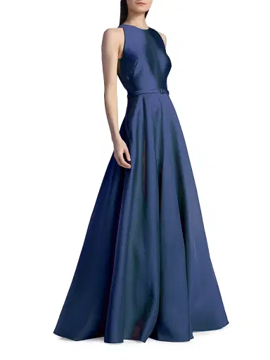 THEIA Women's Minta Halterneck Mikado Gown - Nautical Navy - Size 16 | Thumbnail 4 THEIA Women's Minta Halterneck Mikado Gown - Nautical Navy - Size 16 | Thumbnail 4