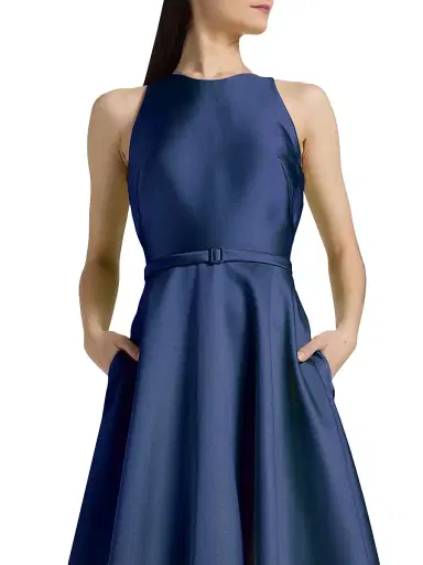 THEIA Women's Minta Halterneck Mikado Gown - Nautical Navy - Size 16 | Thumbnail 6 THEIA Women's Minta Halterneck Mikado Gown - Nautical Navy - Size 16 | Thumbnail 6