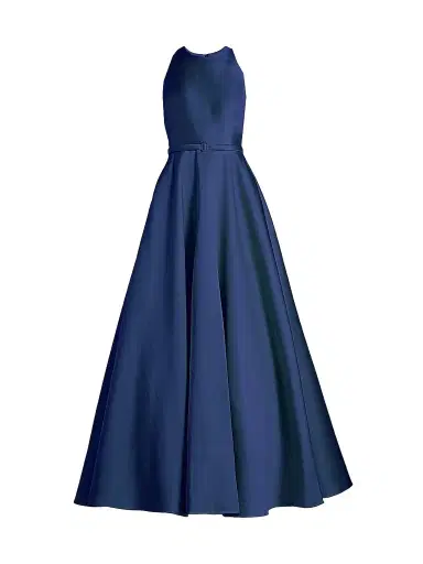 THEIA Women's Minta Halterneck Mikado Gown - Nautical Navy - Size 16 | Thumbnail 1 THEIA Women's Minta Halterneck Mikado Gown - Nautical Navy - Size 16 | Thumbnail 1
