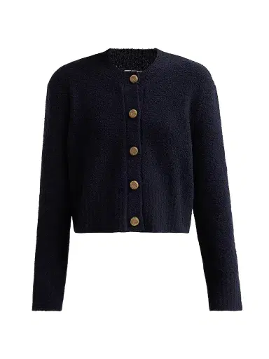 Altuzarra Women's Harris Cotton-Blend Sweater - Berry Blue - Size Large | Thumbnail 1