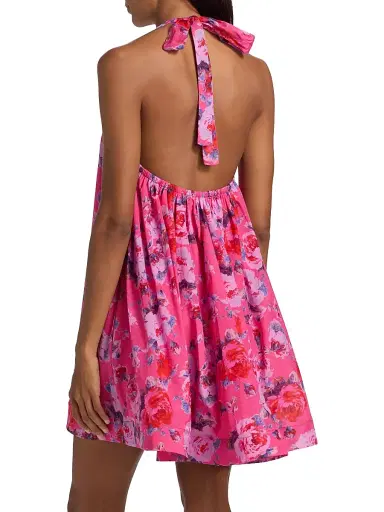BLACK HALO Women's Lovie Floral Minidress - Rose Fraise - Size 14 | Thumbnail 5