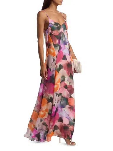 BLACK HALO Women's Emory Floral Maxi Dress | Thumbnail 2
