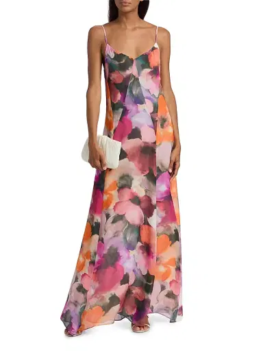 BLACK HALO Women's Emory Floral Maxi Dress | Thumbnail 3
