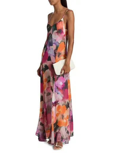 BLACK HALO Women's Emory Floral Maxi Dress | Thumbnail 4