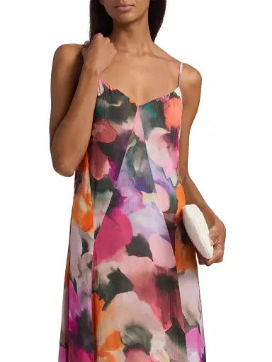 BLACK HALO Women's Emory Floral Maxi Dress | Thumbnail 6