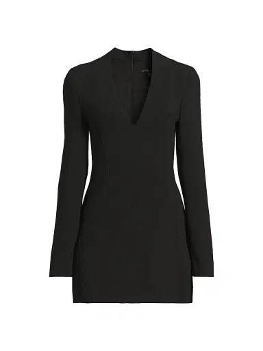 BLACK HALO Women's Kenna Stretch-Crepe Micro-Minidress - Black - Size 10 | Thumbnail 1 BLACK HALO Women's Kenna Stretch-Crepe Micro-Minidress - Black - Size 10 | Thumbnail 1