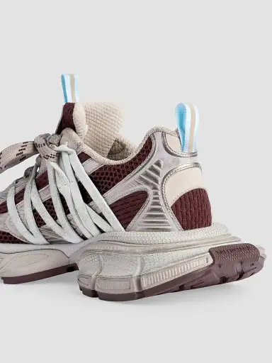 Balenciaga Women's Interlace Sneakers - Brown Beige Blue - Size 11 | Thumbnail 5 Balenciaga Women's Interlace Sneakers - Brown Beige Blue - Size 11 | Thumbnail 5