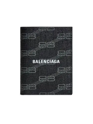 Balenciaga Men's Signature Vertical Bifold Wallet | Thumbnail 1