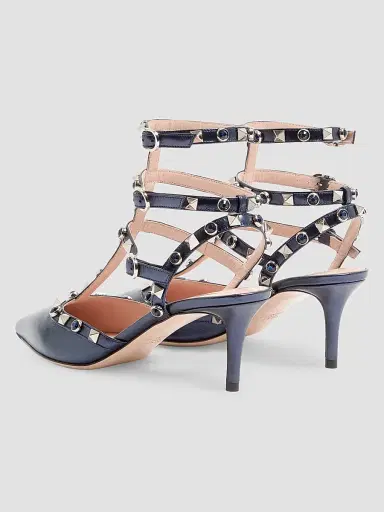 Valentino Garavani Women's Rockstud 65MM Pumps in Laminated Nappa Leather | Thumbnail 3 Valentino Garavani Women's Rockstud 65MM Pumps in Laminated Nappa Leather | Thumbnail 3