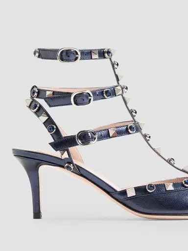 Valentino Garavani Women's Rockstud 65MM Pumps in Laminated Nappa Leather | Thumbnail 6 Valentino Garavani Women's Rockstud 65MM Pumps in Laminated Nappa Leather | Thumbnail 6