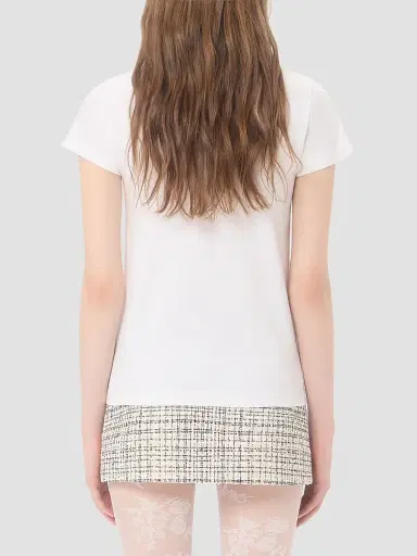 Valentino Garavani Women's Cotton Jersey T-Shirt - White - Size XL | Thumbnail 5