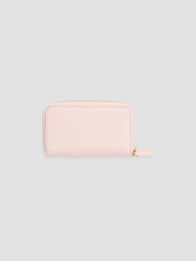 Valentino Garavani Women's Zip Wallet in Grainy Calfskin - Rose Quartz | Thumbnail 3