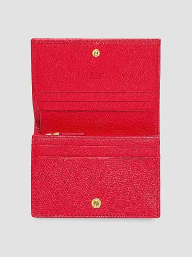 Valentino Garavani Women's VLogo Signature Grainy Calfskin Leather Wallet | Thumbnail 2