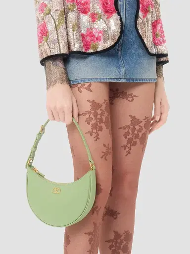 Valentino Garavani Women's Hobo Bag in Grainy Calfskin | Thumbnail 2