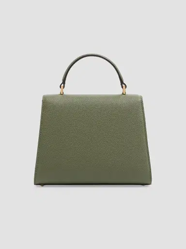 Valentino Garavani Women's VSling Top Handle Bag in Grainy Calfskin - Military Green | Thumbnail 4