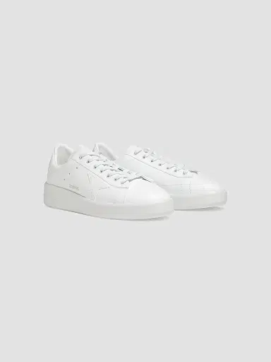 Golden Goose Men's Pure Star Low-Top Sneakers - Optic White | Thumbnail 2