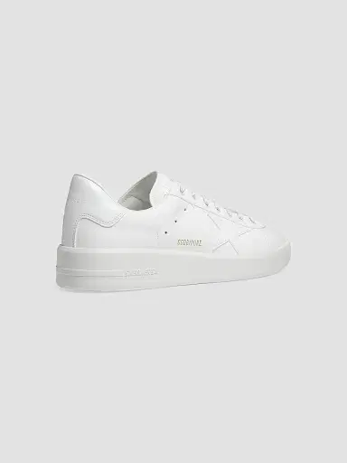 Golden Goose Men's Pure Star Low-Top Sneakers - Optic White | Thumbnail 3