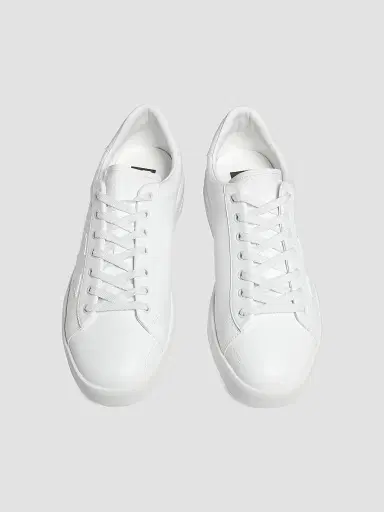 Golden Goose Men's Pure Star Low-Top Sneakers - Optic White | Thumbnail 4