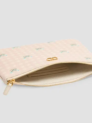 Valentino Garavani Women's Le Chat De La Maison Clutch in Grainy Calfskin - Pink | Thumbnail 6