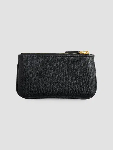 Valentino Garavani Women's Grainy Calfskin Key Ring - Black | Thumbnail 2